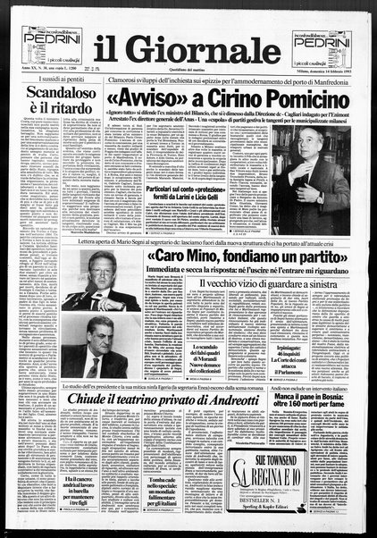 Il giornale : quotidiano del mattino